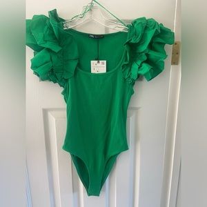 Brand New with Tags, adorable Zara bodysuit